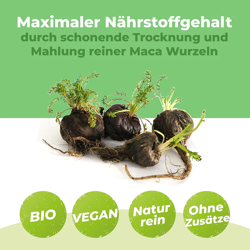 Bio Maca Pulver Schwarz - Image 4