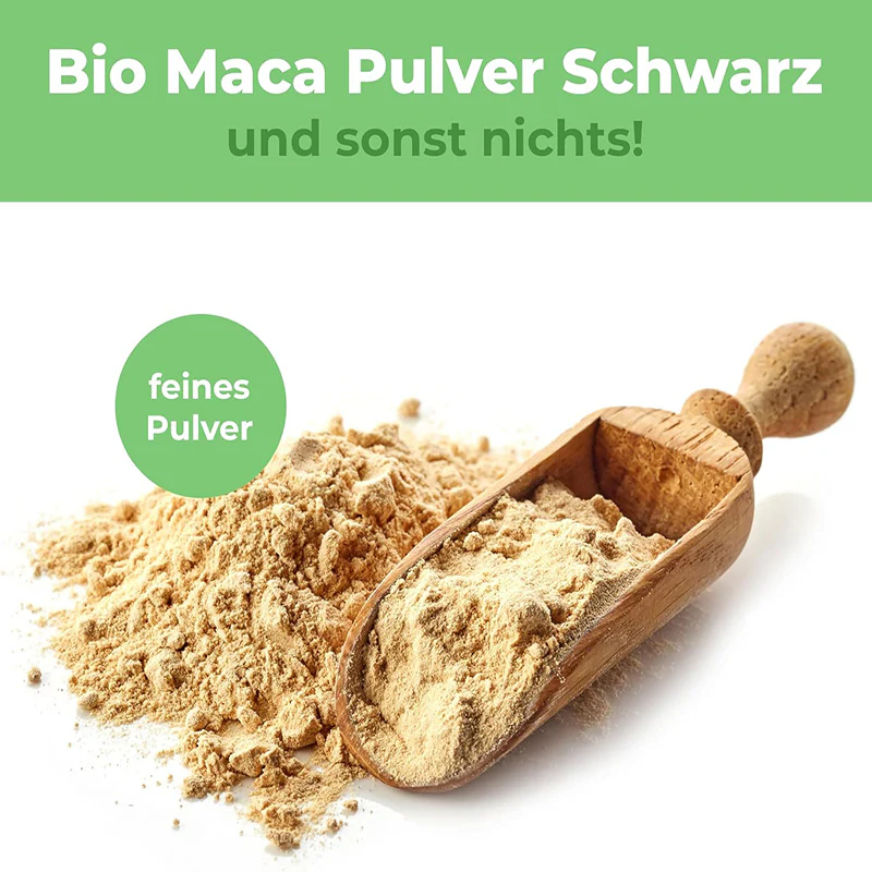 Bio Maca Pulver Schwarz - Image 6