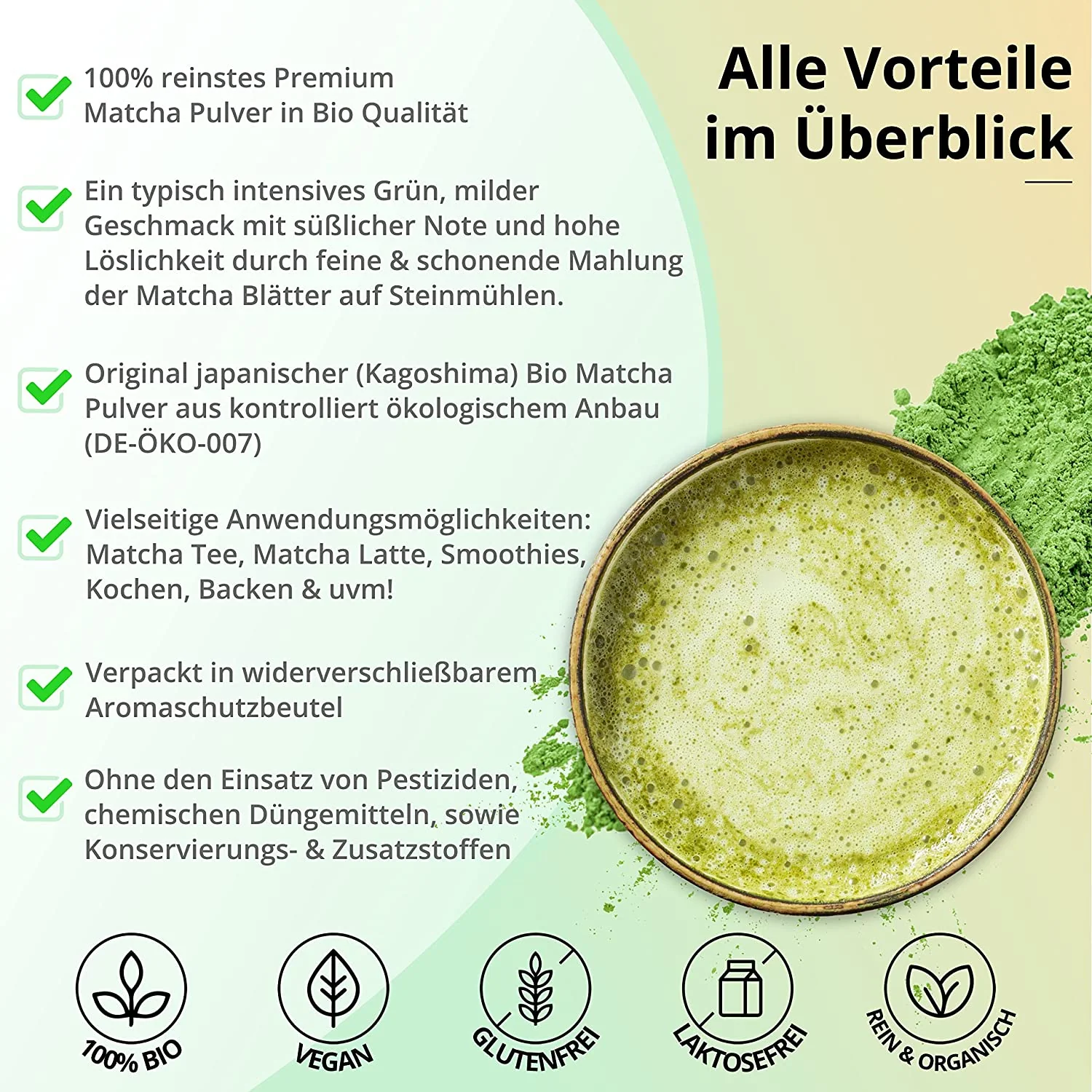 Bio Matcha Pulver | 100 g Matcha Tee - Image 6